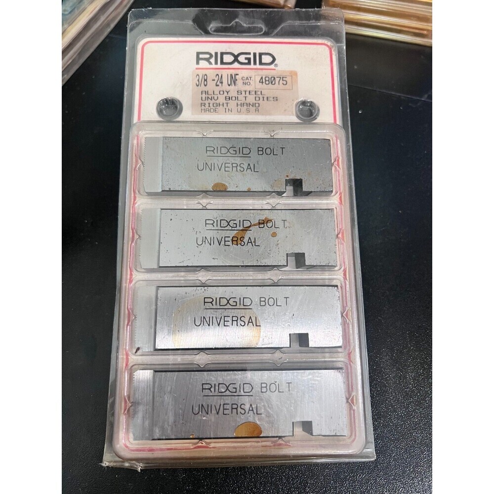 Ridgid 48075 3/8 to 24 UNF Pipe Threading Replacement Die - 1 Pack